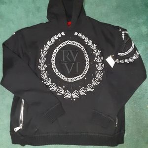 Black mens hoodie